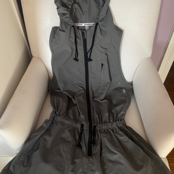 Free People Movement Hooded Utility Sleeveless Romper-NEW Without Tags - Picture 5 of 9
